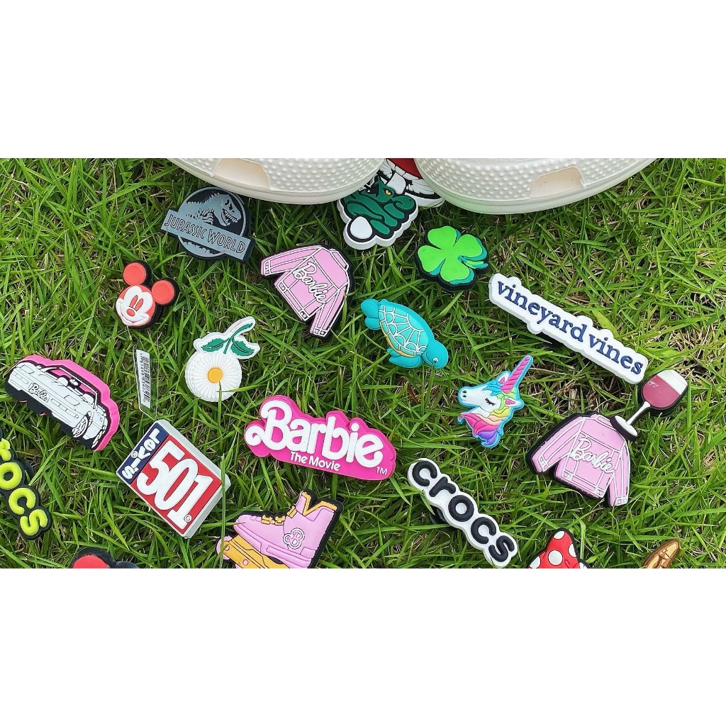 Sticker Jibbitz Crocs Chính Hãng, Hình Charm Gắn Trang Trí Giày Dép Crocs Hoạt Hình Xinh Xắn