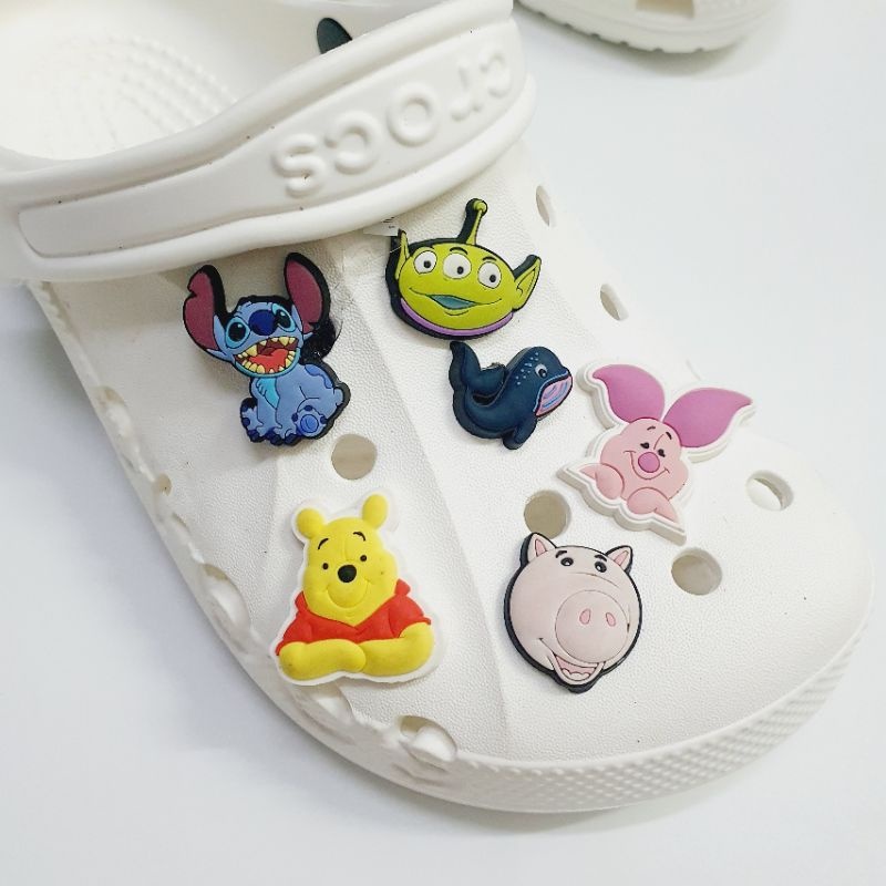 Sticker Jibbitz Crocs Chính Hãng, Hình Charm Gắn Trang Trí Giày Dép Crocs Hoạt Hình Xinh Xắn