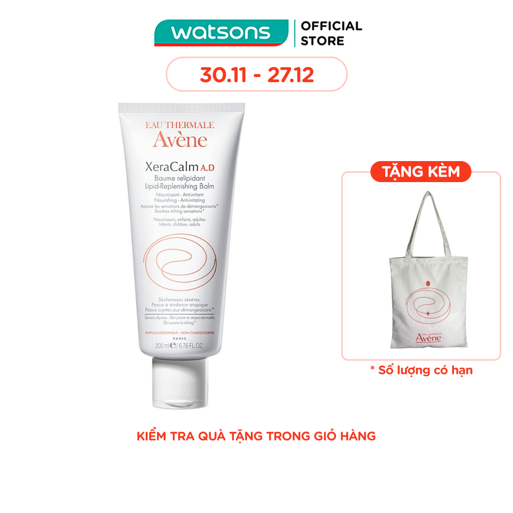 Kem Dưỡng Avene Cho Da Khô Ngứa Xeracalm 200ml