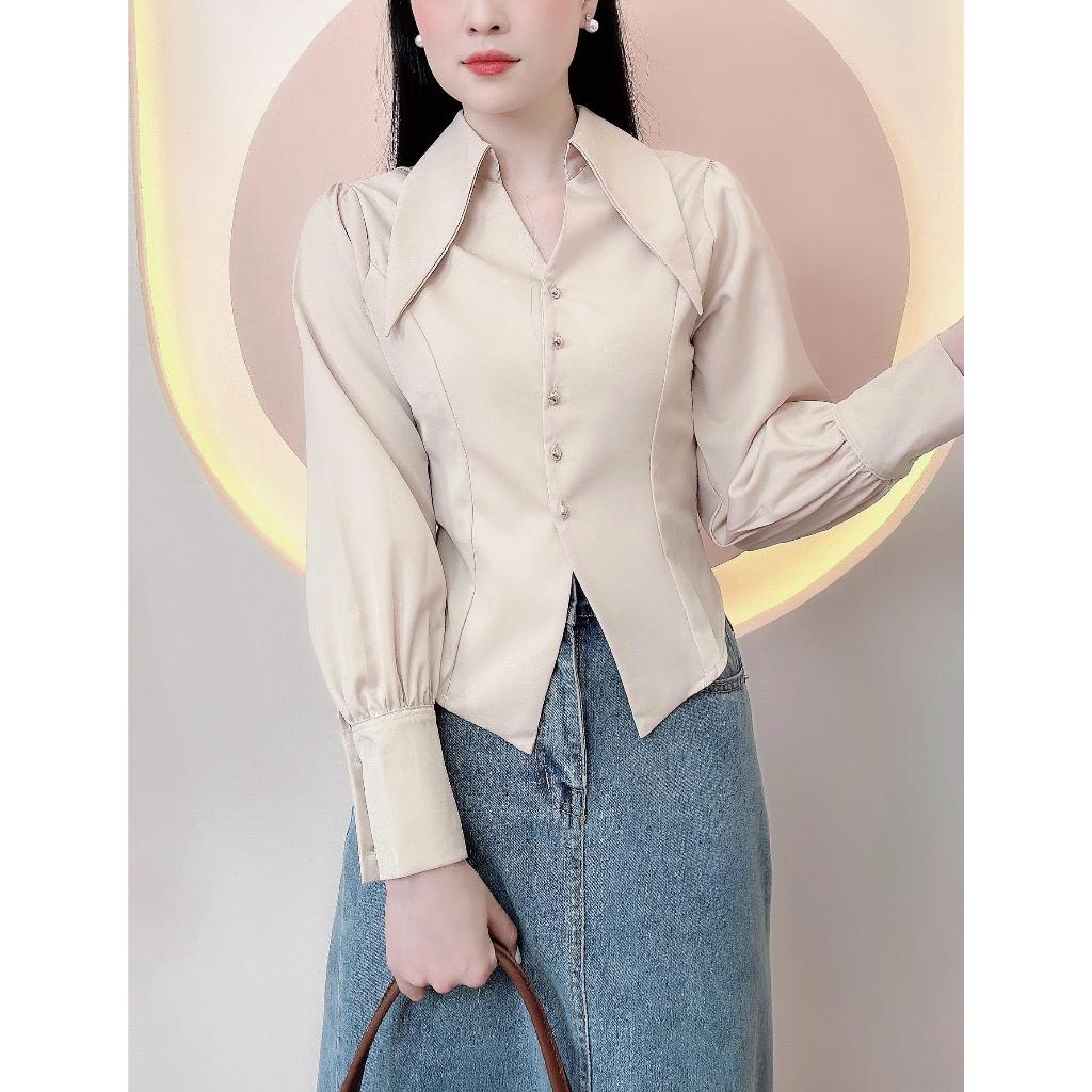 Áo sơ mi nữ thiết kế hàng cao cấp sang trọng LAMO-B1200