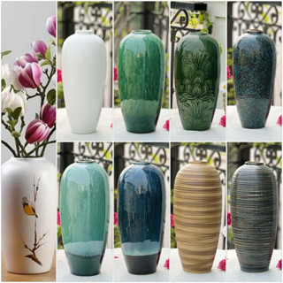 BÌNH HOA GỐM SỨ BÁT TRÀNG sẵn hàng Sài Gòn Lọ Hoa decor cắm tuyết mai BÌNH CHUÔNG BÁT TRÀNG BÌNH HOA DÁNG CHUÔNG