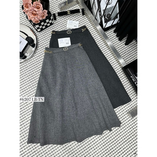 Chân váy dạ dáng xoè đai CD dài 80cm