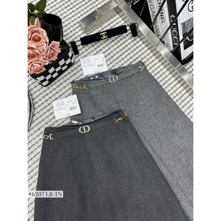 Chân váy dạ dáng xoè đai CD dài 80cm