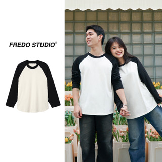 Áo Thun Tay Dài Nam Nữ Flexible Raglan Cotton 100% Bản Daily Fredo Menwear