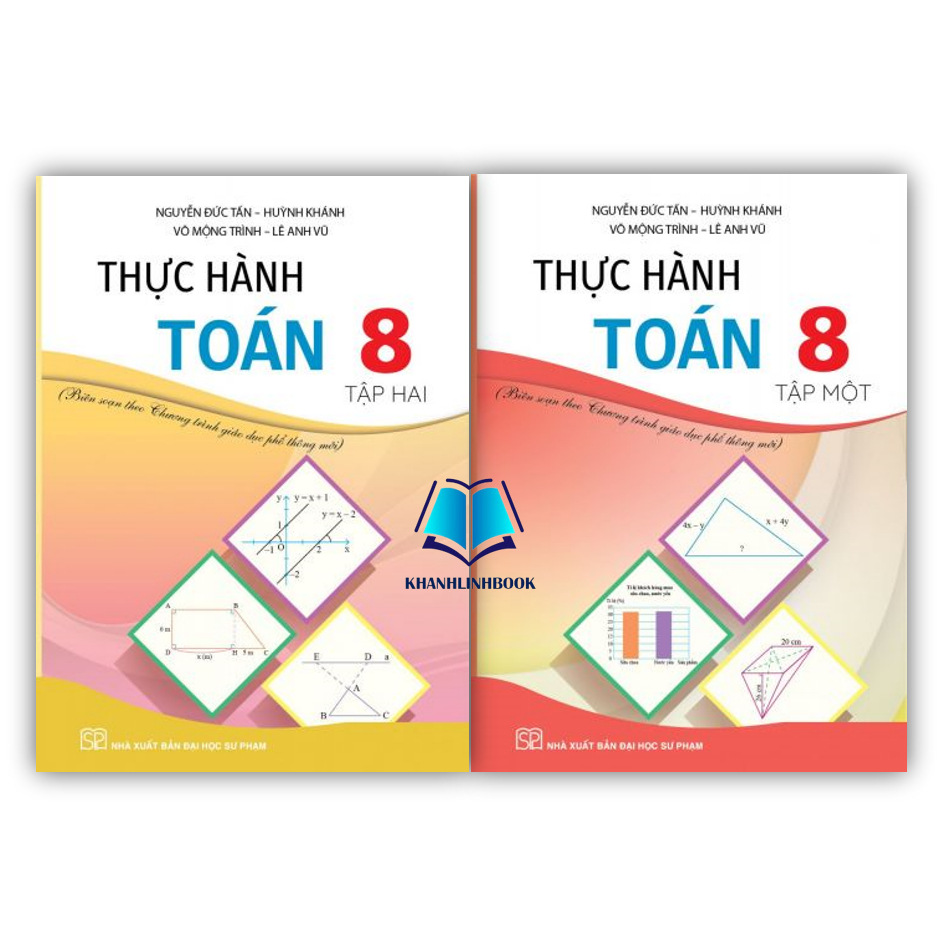Sách - Combo Thực hành Toán 8 - tập 1 + 2