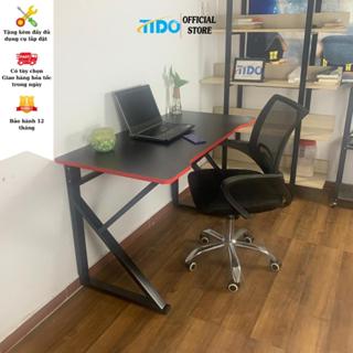 Bàn gaming khung chân chữ K thiết kế cứng cáp chống rung lắc kích thước 1m-1m2