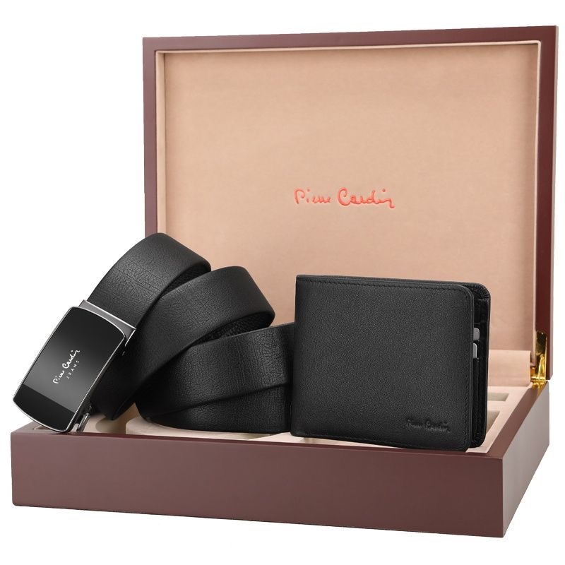 Combo thắt lưng và ví da bò cao cấp Pierre Cardin giá săn sale BLACK FRIDAY