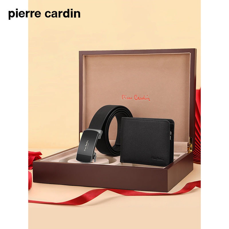 Combo thắt lưng và ví da bò cao cấp Pierre Cardin giá săn sale BLACK FRIDAY