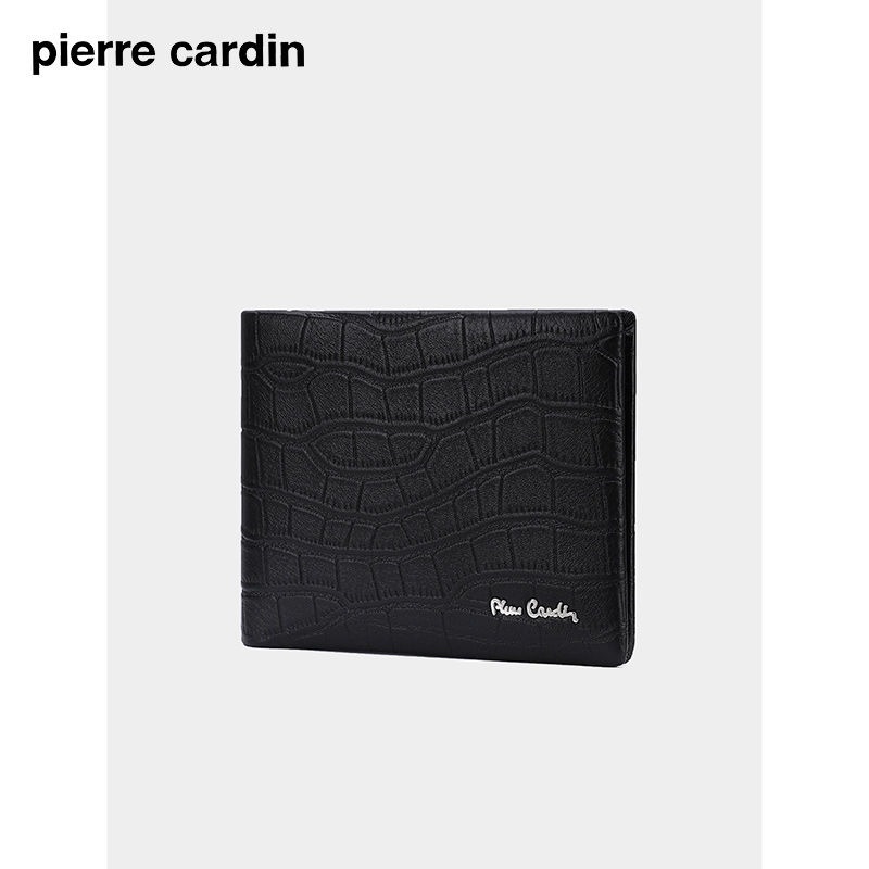 Combo ví da và thắt lưng Pierre Cardin cao cấp hộp gỗ săn sale hãng BLACK FRIDAY