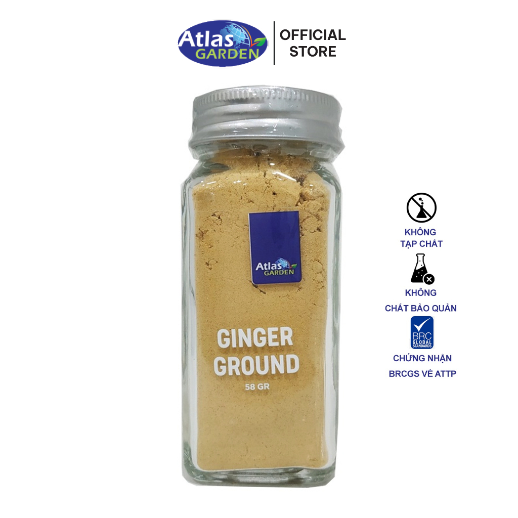 Bột Gừng Nguyên Chất 58g Nhập Khẩu Đức - Giner Ground - Gia vị chế biến thực phẩm