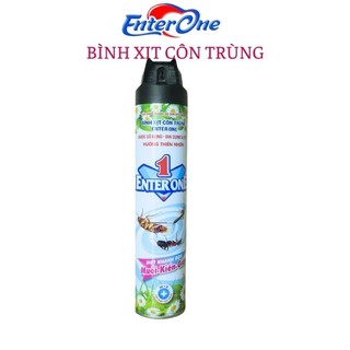 Bình xịt côn trùng EnterOne hương hoa thiên nhiên 600ml Xit diệt kiến diệt gián diệt muỗi hiệu quả an toàn