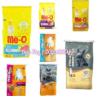 7kg (20 gói 350g) Me-O , Mum , Plus  Thức ăn hạt dành cho mèo