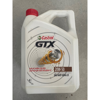 Nhớt Castrol GTX 4 lít dùng cho động cơ máy dầu/diesel - Nhớt cao cấp xe tải, tàu ghe, xà lan