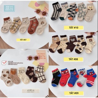 Set 10 tất hàn quốc siêu xinh cho bé