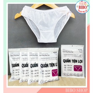 COMBO 30 Quần Lót Giấy Cotton 100%, Dùng 1 Lần,Quần Tiện Lợi, Đi Du Lịch, Mẹ Bầu Đi Sinh,Sinh Viên