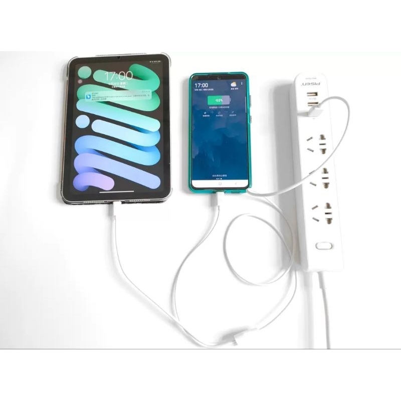 Dây cáp usb 2in1 Type C, Micro. Truyền dữ liệu + Sạc Pin 1m