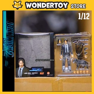 Mô Hình Mafex John Wick Chapter 2 MAF 085 1/12 Action Figure (Tặng kèm Base)