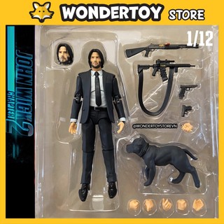 Mô Hình Mafex John Wick Chapter 2 MAF 085 1/12 Action Figure (Tặng kèm Base)