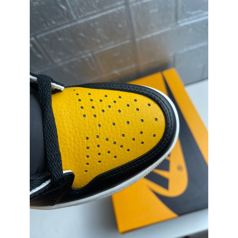 Giày JD high TAXI  - Cam Đen - bản cao cấp