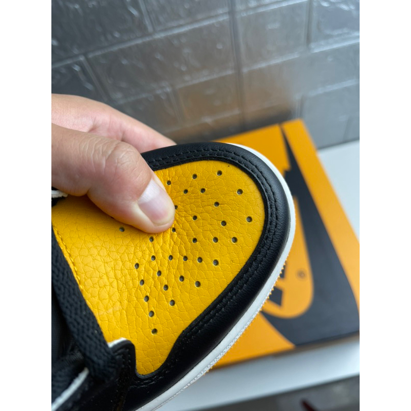 Giày JD high TAXI  - Cam Đen - bản cao cấp