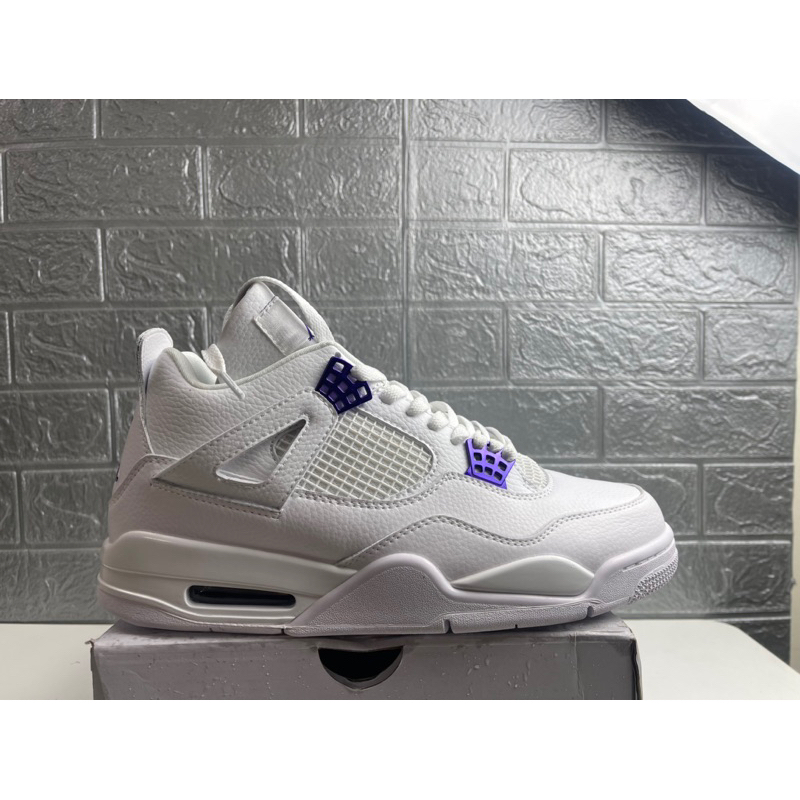Giày JD4 Trắng Tím - bản cao cấp