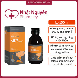  Thực phẩm bảo vệ sức khoẻ Orgacal Force MK7 Liquid - Hỗ trợ Xương Chắc Khỏe chai 150ml 