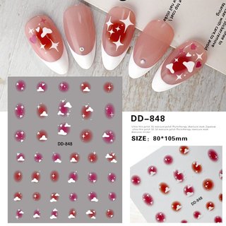 Sticker nail trang trí móng mã mới a