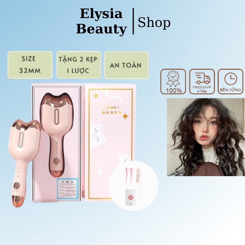 Máy uốn tóc tạo sóng nước - LUXE - máy dập sóng 3 trục nguyên liệu gốm xứ dễ tạo thế mẫu mới