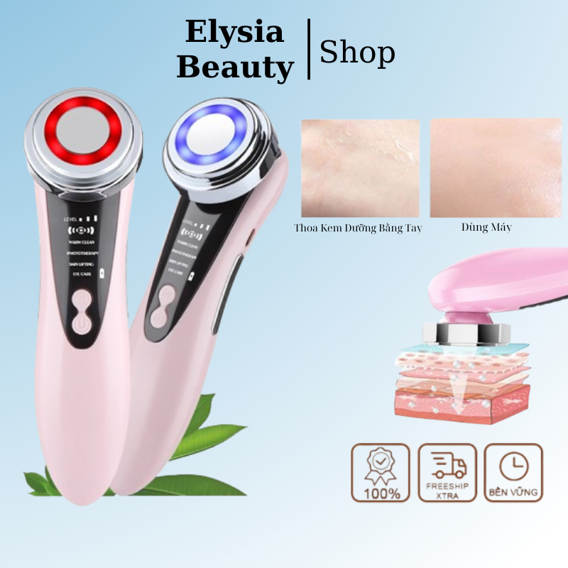 Máy Massage Mặt Đẩy Tinh Chất - LUXE - Máy massager cầm tay - nâng cơ mặt làm sạch sâu cấp ẩm