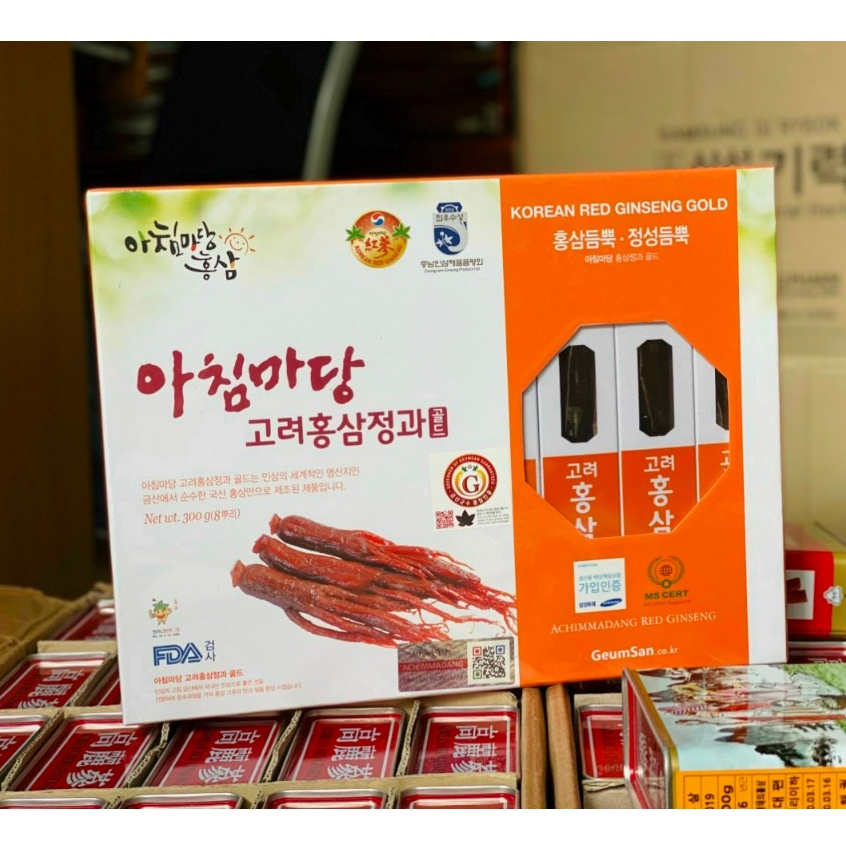 SIÊU KHUYẾN MẠI: SÂM TẨM MẬT ONG 8 CỦ/HỘP 240GR HÀN QUỐC