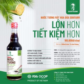 Nước tương mật hoa dừa 500ml