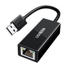 Cáp usb 2.0 sang lan chính hãng ugreen, cáp chuyển usb sang cổng mạng lan