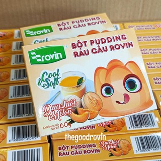 Bột Pudding Rau Câu Hương Dưa Lưới Rovin