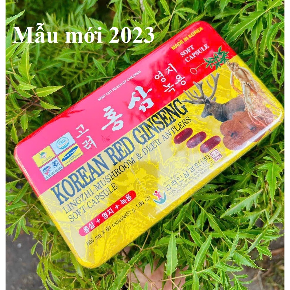 Viên Đạm Hồng Sâm Linh Chi Nhung Hươu Hàn Quốc
