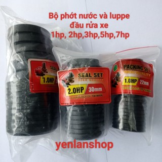 Bộ phớt nước và luppe  máy rửa xe, máy phun thuốc