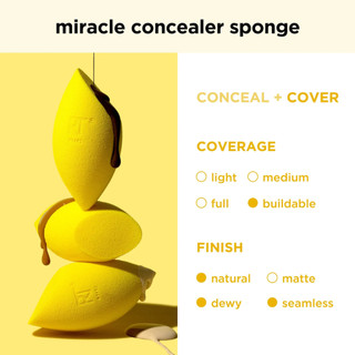 Set 2 mút che khuyết điểm RT Real Techniques Miracle Concealer Sponge Duo 0093