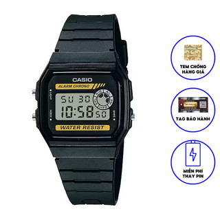 Đồng Hồ Casio Nam Dây Cao Su STANDARD F-94WA-9DG Chính Hãng