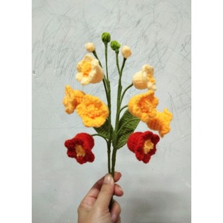 Hoa linh lan bằng len handmade