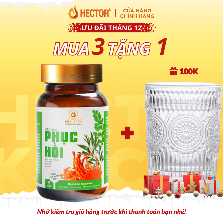 Viên nang phục hồi và tăng cường sức đề kháng Hector