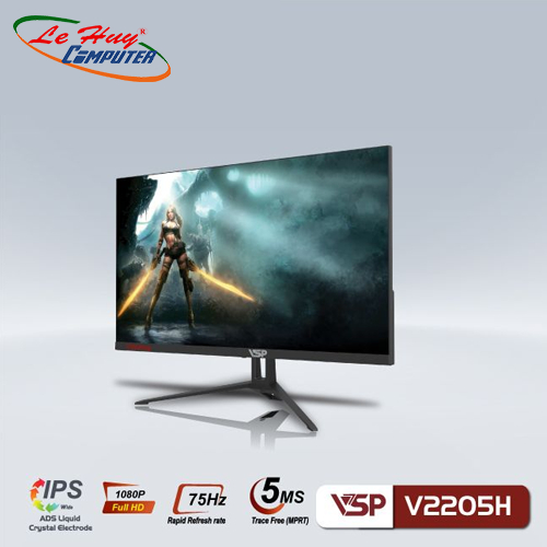Màn hình máy tính VSP V2212S FullHD 100Hz 2MS VA Đen
