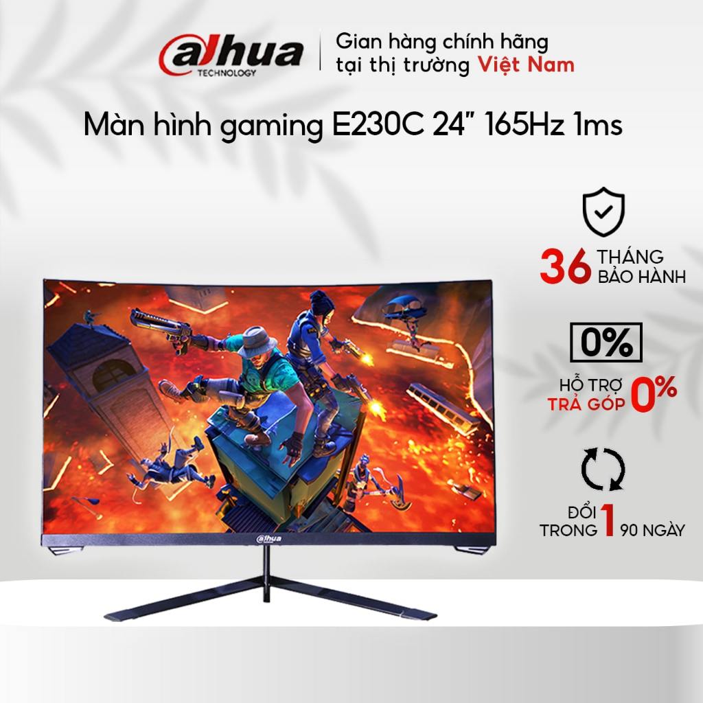 Màn hình gaming LCD Dahua DHI-LM24-E230C 24" FHD VA 1ms 165Hz - Hàng chính hãng