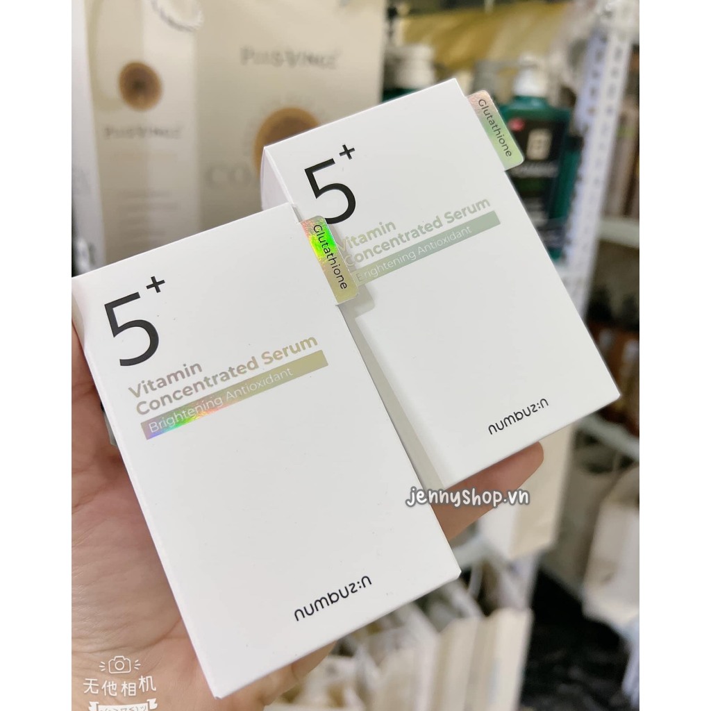 Tinh Chất Dưỡng Trắng Numbuzin No.5+ Vitamin Concentrated Serum 30ml