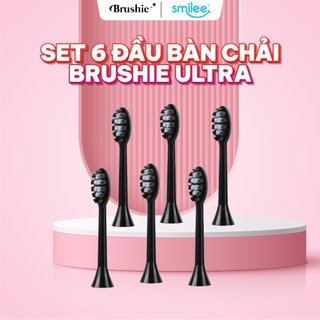 Set 6 đầu bàn chải thay thế Brushie Ultra