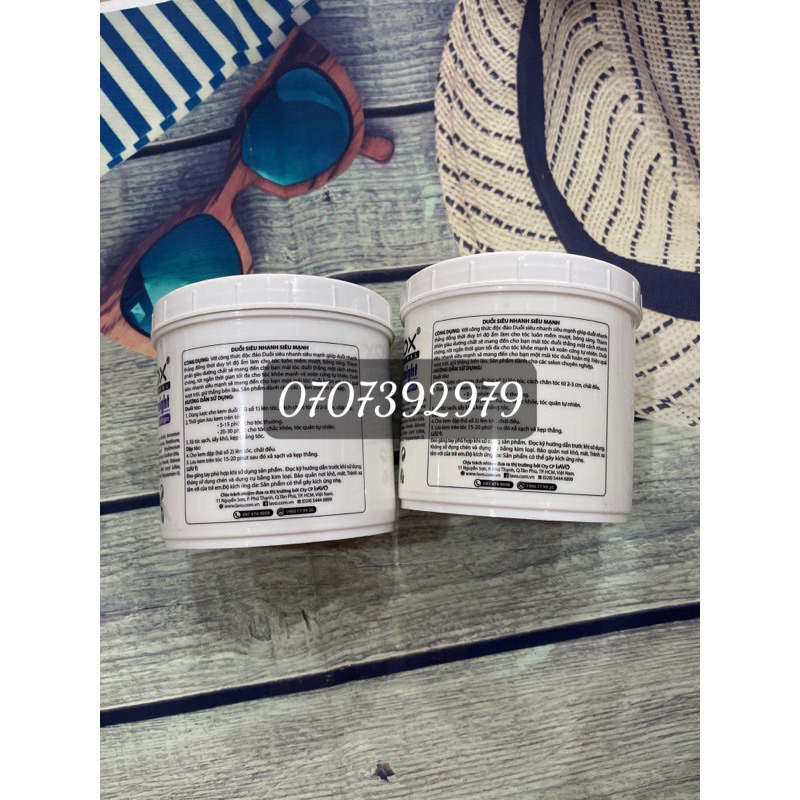 Thuốc duỗi Lavox tím siêu nhanh siêu mạnh 500ml cao cấp