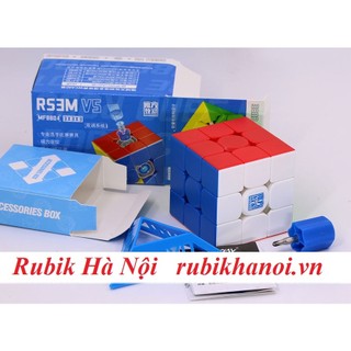 Rubik 3x3 Mofang Jiaoshi MF3RS3 M V5 Stickerless  Nam Châm Cao Cấp