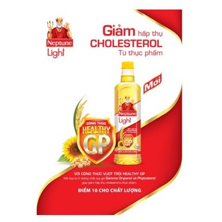 (Mã NSF02P125 giảm 25K) Dầu Ăn Neptune Gold Light chai 1L