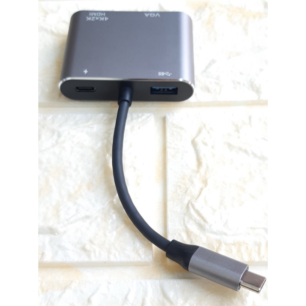 Hub usb type c ra HDMI, VGA, Usb, sạc PD, TF, SD hỗ trợ laptop, M.A.C, Samsung MHL - Hồ Phạm | BigBuy360 - bigbuy360.vn