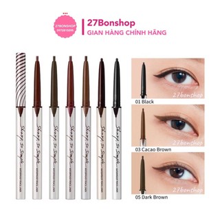 Chì kẻ mắt clio sharp so simple waterproof pencil liner