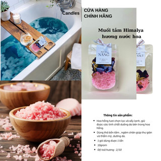 Muối tắm himalaya hương nước hoa/ muối thư giãn dưỡng da, cấp ẩm