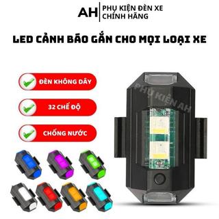 Đèn nháy xe đạp xe điện xe máy oto đèn diều LED nhấp nháy chớp 32 chế độ, đèn hậu xe đạp pin sạc USB siêu sáng